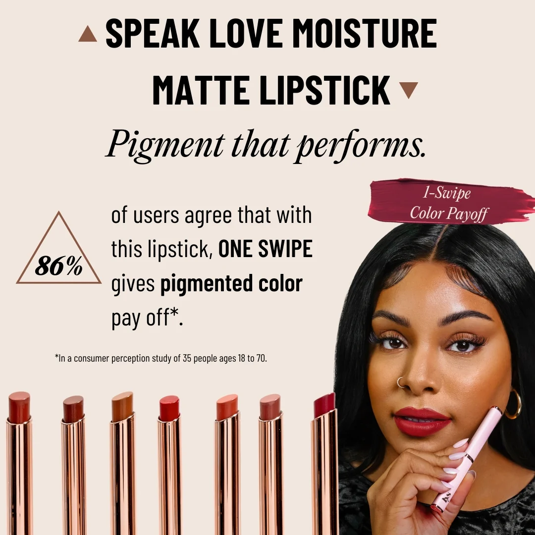Speak Love Moisture Matte Lipstick - Image 55